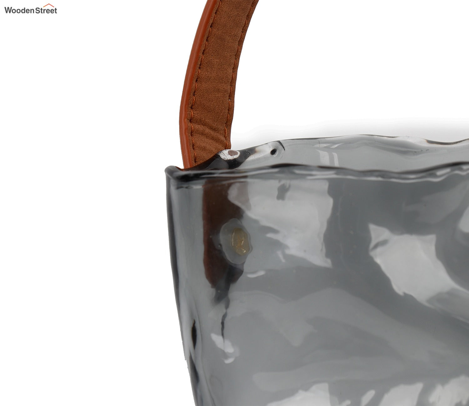 Whimsy Holder Glass Vase (Black, L)