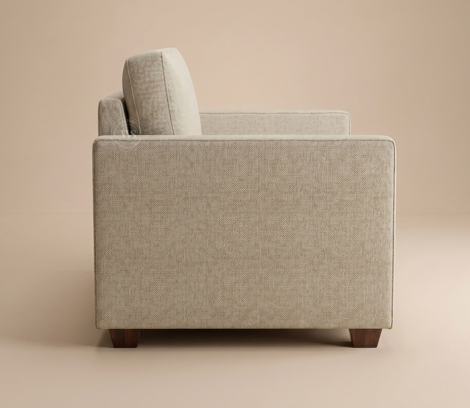 Albus 3 Seater Fabric Sofa (Cottage Ivory)