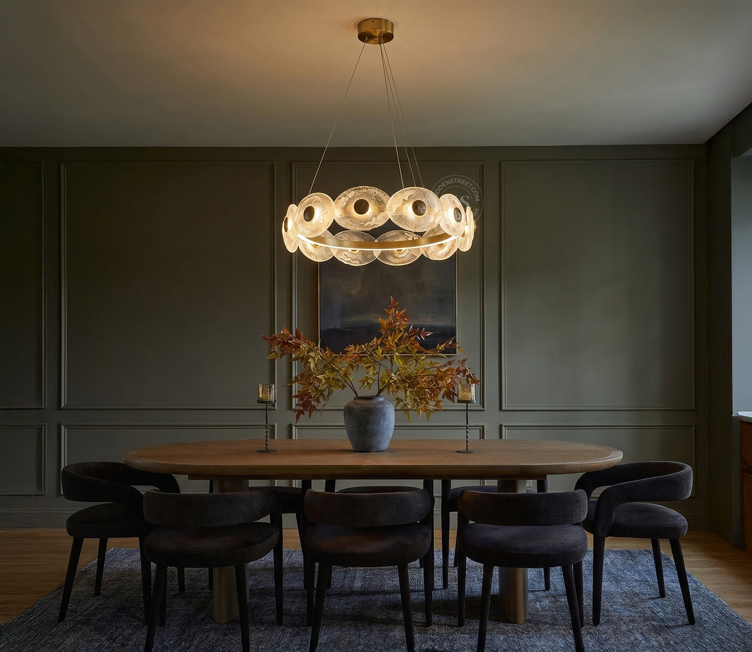 Center of Attention Swirl Collection Chandelier