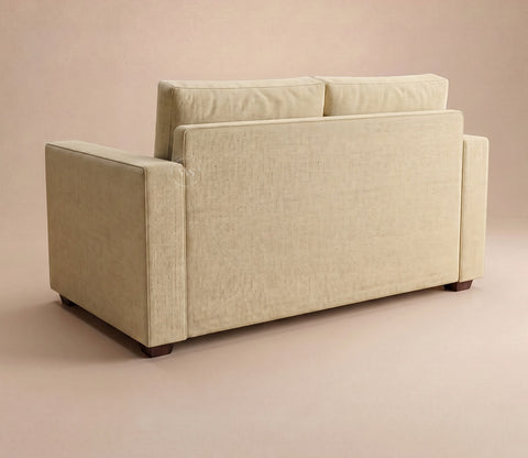 Albus 2 Seater Fabric Sofa (Cotton, Irish Cream)