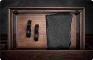 Trueliving_SOFT CLOSE MOCHA GLASS BASKET 600 MM Grey