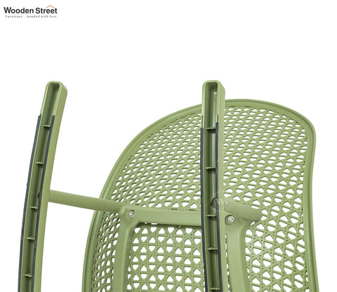 Blossie Designer Outdoor Reclining Chair – Durable & PP (Green)