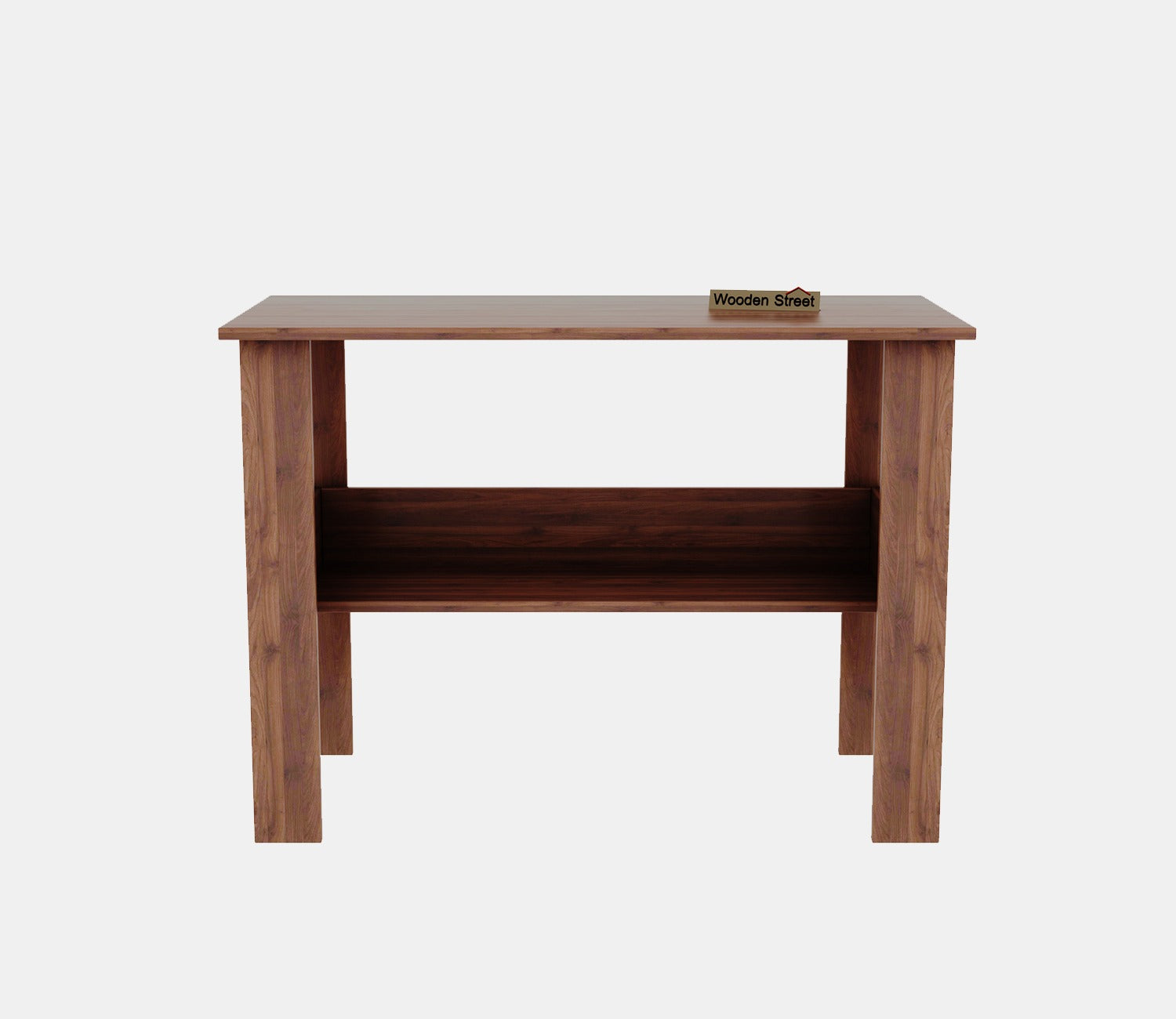 Brook Engineered Wood Study Table (Columbian Walnut Finish)