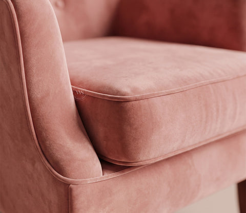 Adoree Lounge Chair (Salmon Pink)