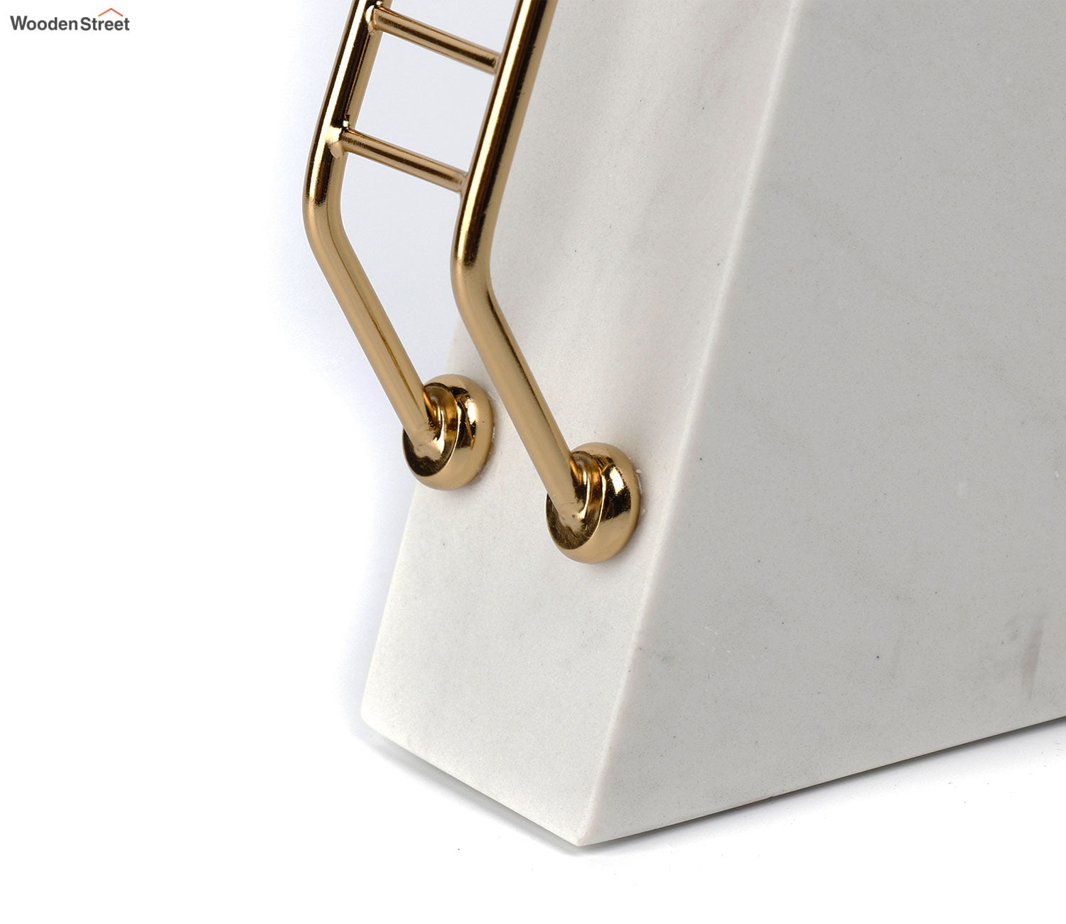 White Mania Marble Book End