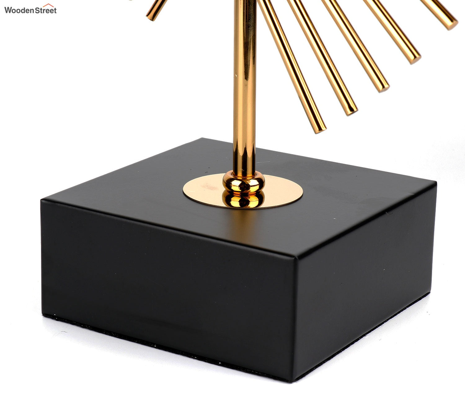 Golden Radiance Abstract Table Showpiece (L, Gold)