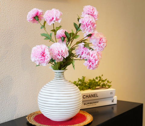 Orchid White Nook Vase Glass