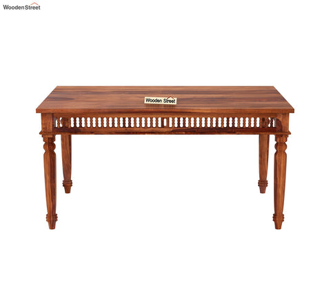 Alanis 6 Seater Dining Table (Honey Finish)
