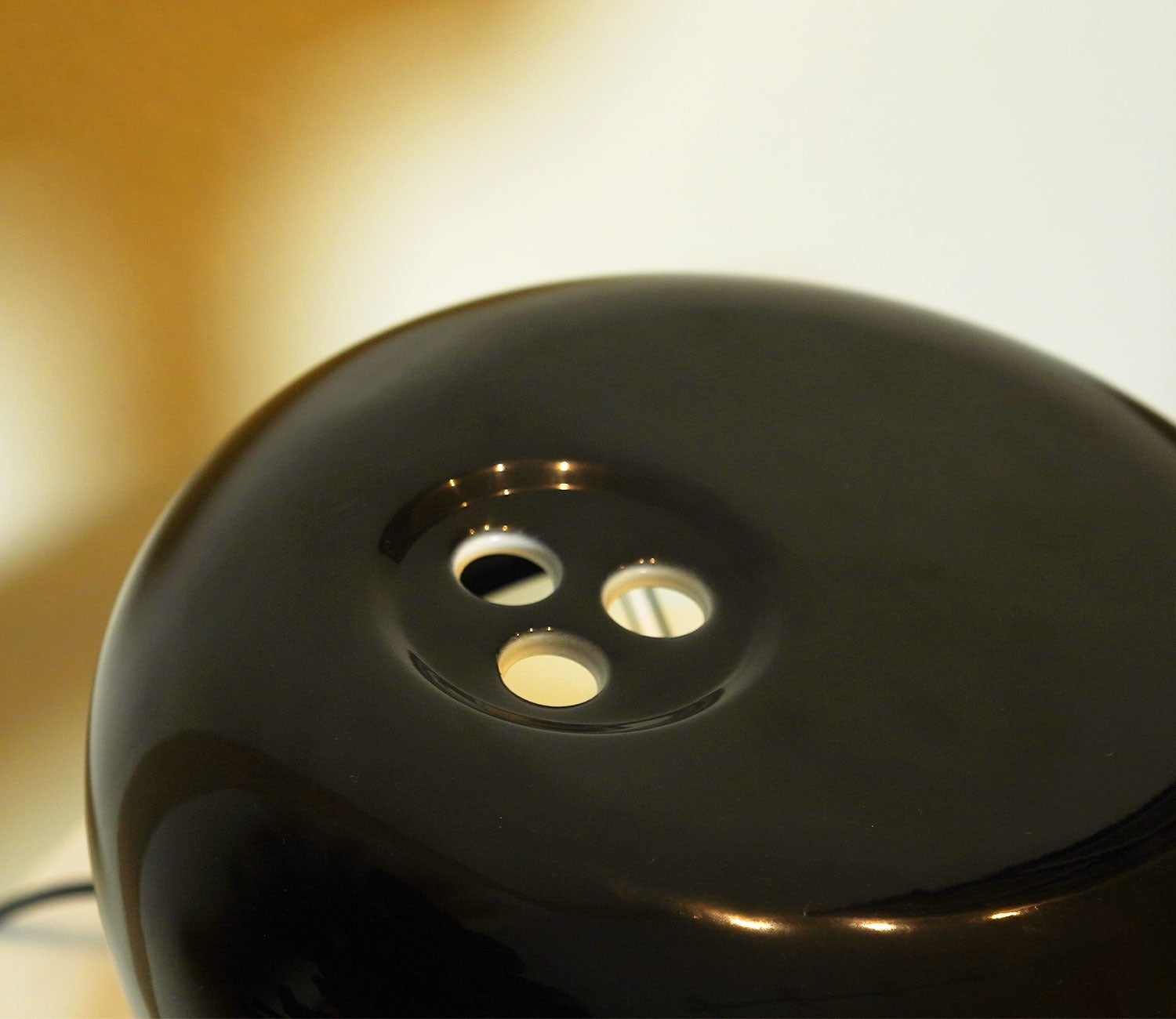 Opal Black Table Lamp