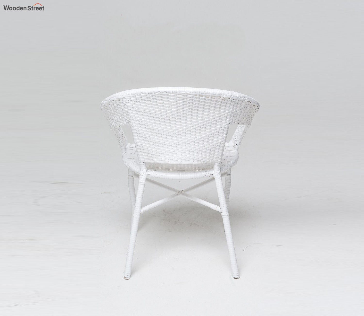 2 Seater Patio Table Set (White)