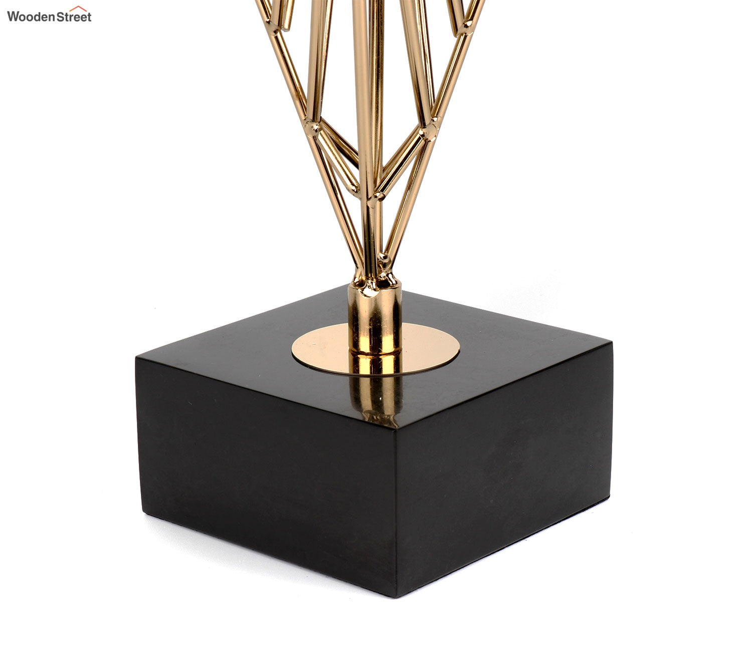 Whimsical Rhombus Console Table Decor (S, Gold)