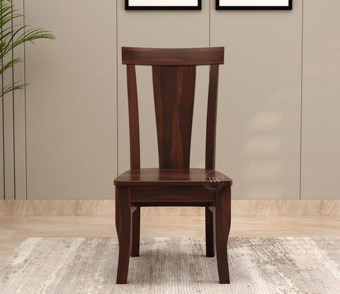 Sofie Dining Chair without Fabric (Walnut Finish)