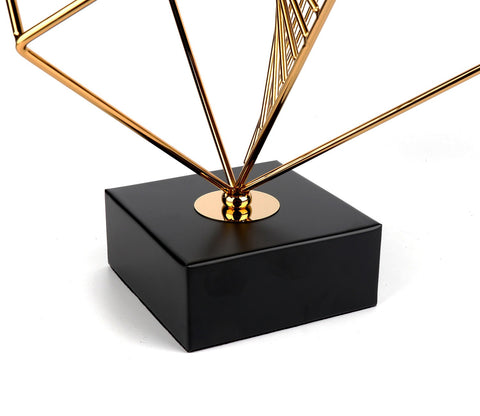 Simplicity Refined Console Table Decor  (L, Gold)