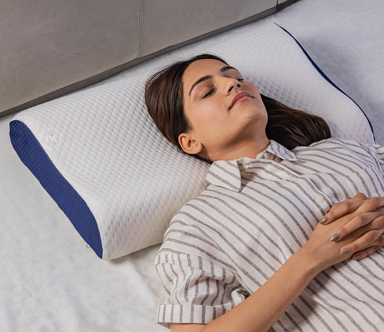 Seleno Memory Foam Cervical Pillow (Large Size)