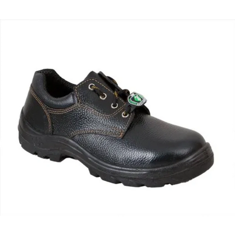Trueliving_New Arrivals-Safety Products-Zain Zm-02 Leather Steel Toe Black Formal Work Safety Shoes Size : 7