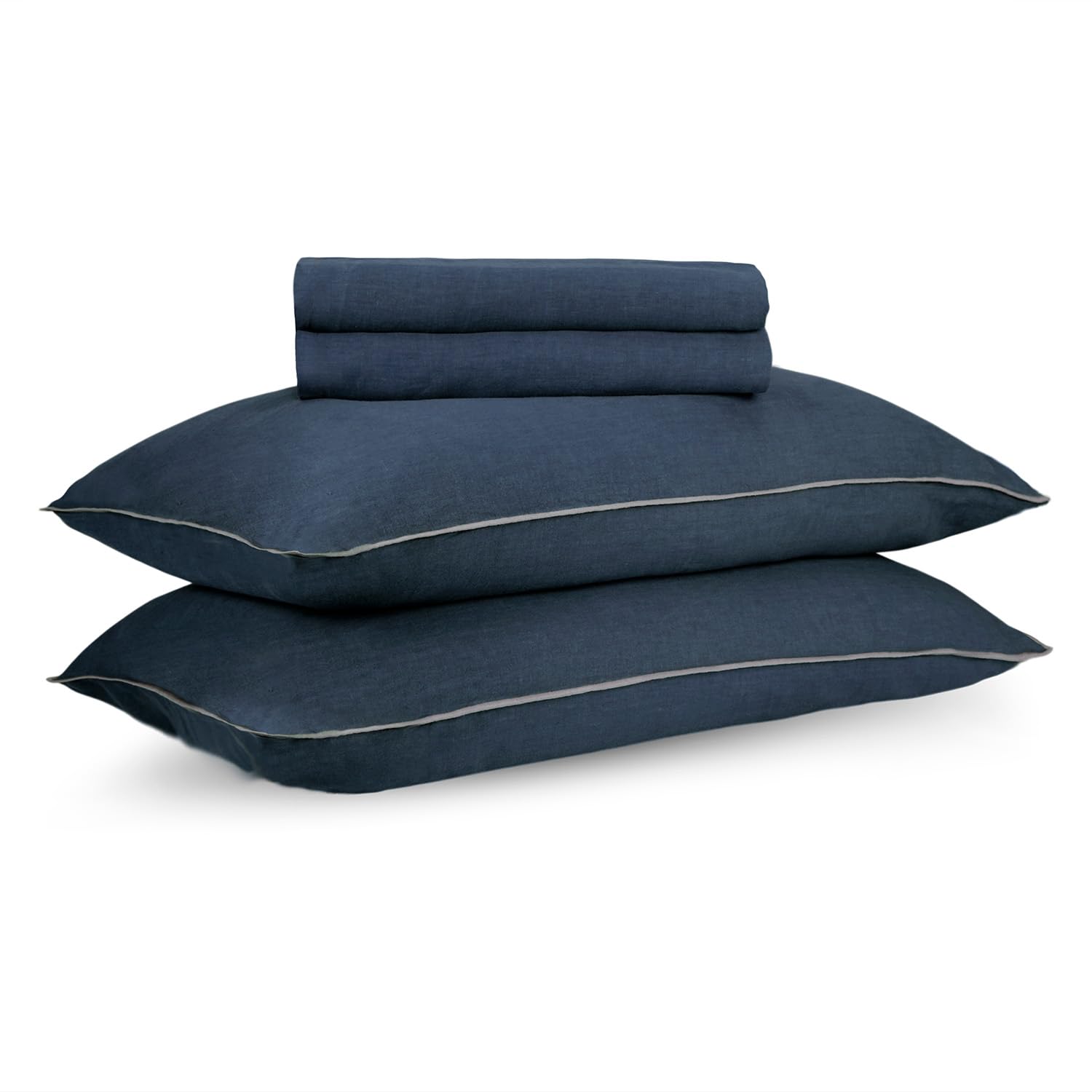 Luxury Pure Linen Bedding Set – Beige Dunes | King Size | Hospitality Collection