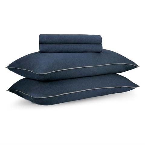 Luxury Pure Linen Bedding Set – Beige Dunes | King Size | Hospitality Collection