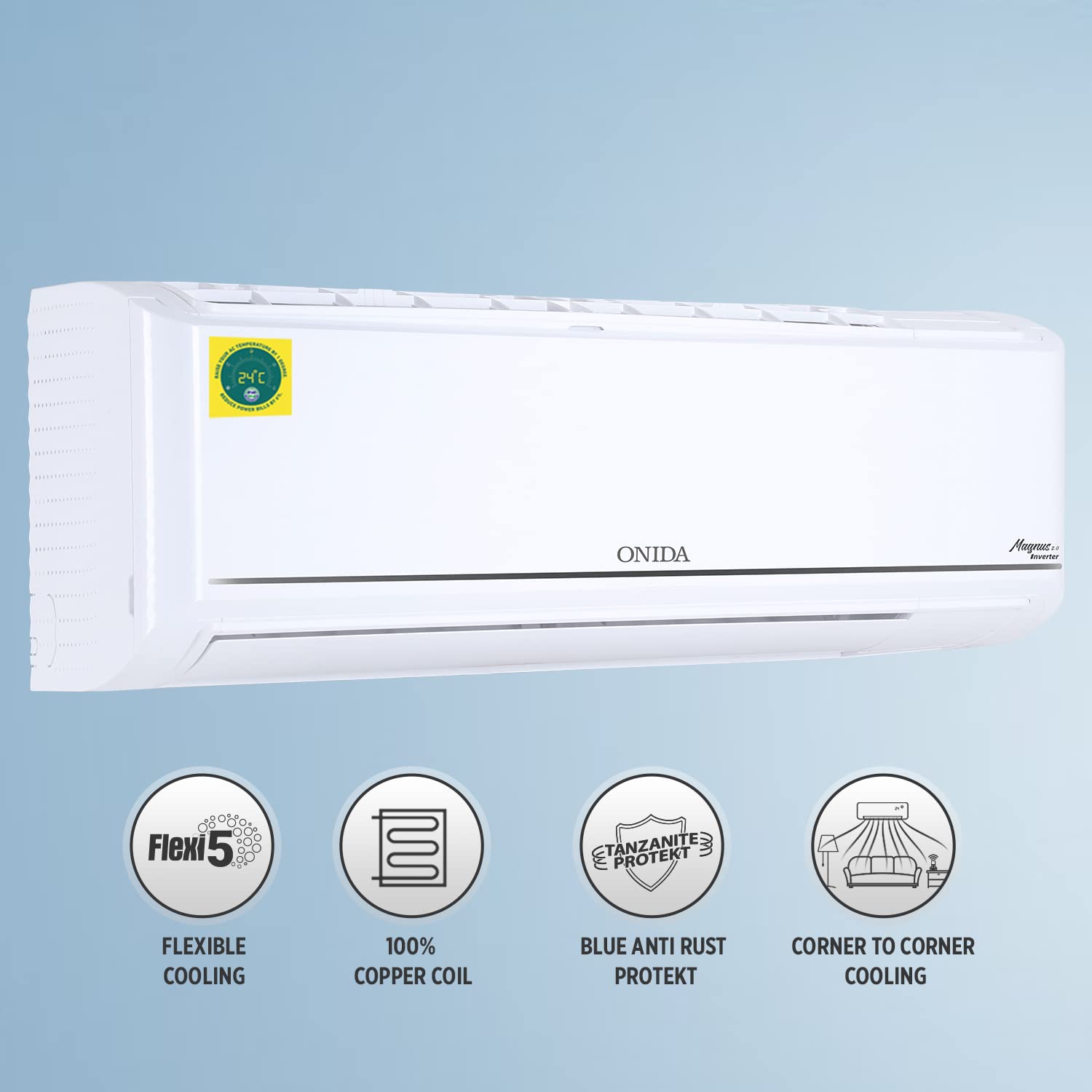 Buy Onida 1.5 Ton Inverter Split AC – OND-15-INV