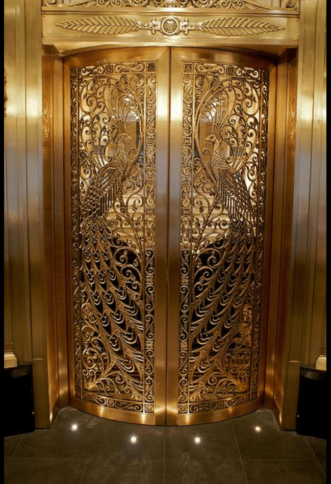 Trueliving Golden Royal Wooden-Double Main Door I  Double Door-(7 ft in height and 4 ft in width)