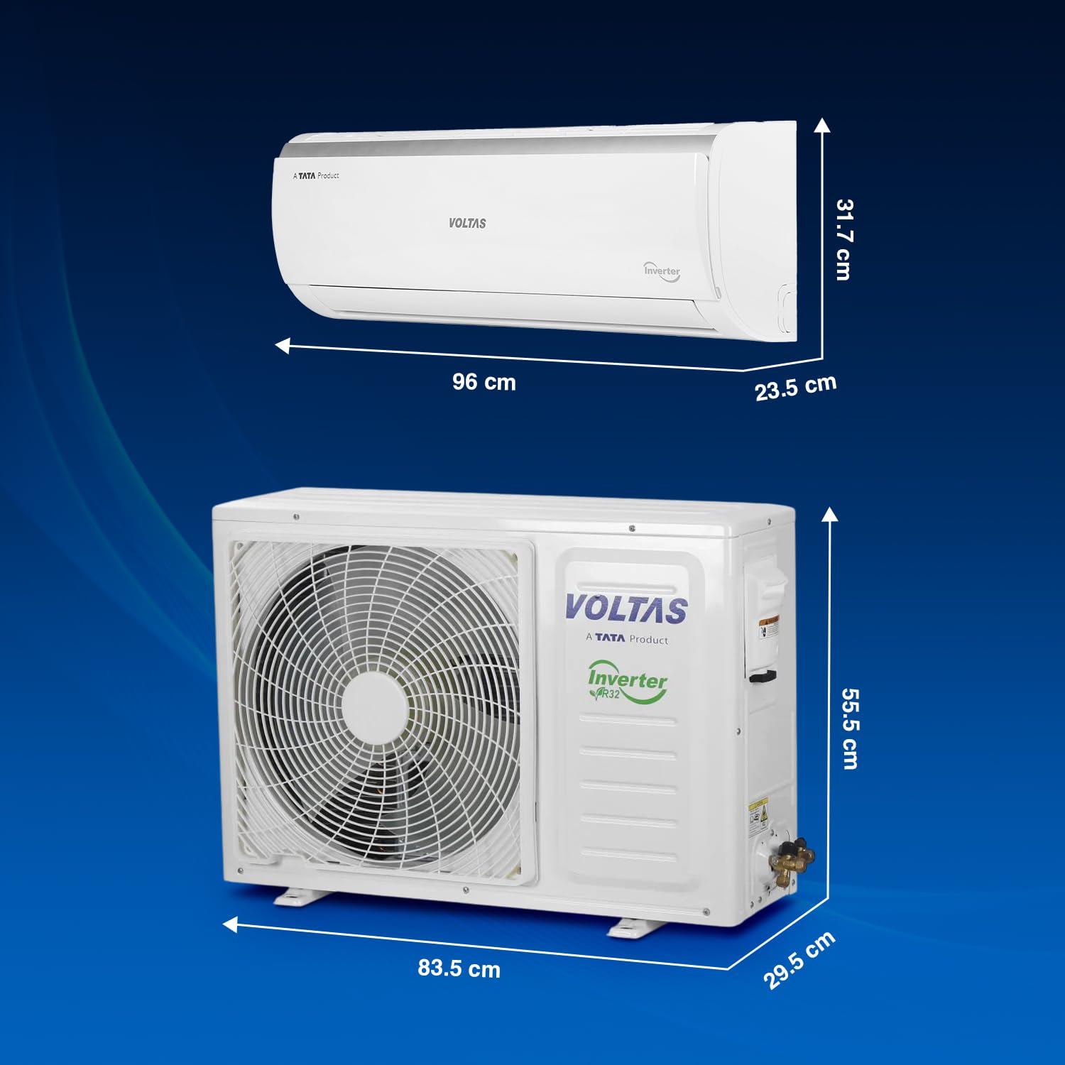 Buy Voltas 2 Ton 3 Star Inverter Split AC – VOL-20-INV
