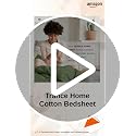 Trance Home Linen Pure 100% Cotton 400TC Plain King Size Bedsheet with 2 Pillow Covers (108 x 108 Inch | 9ft x 9ft, Green)