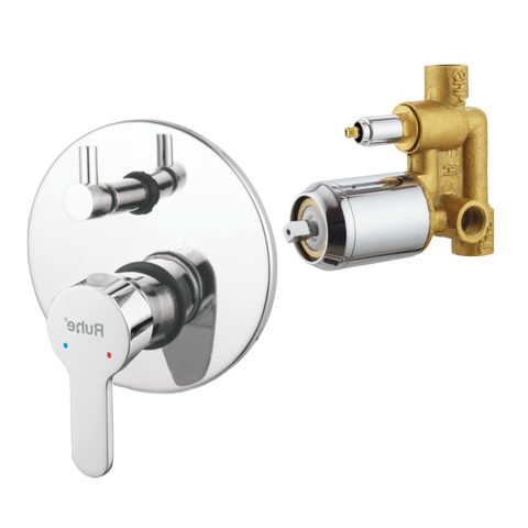 Trueliving Luxuries  Pavo Single Lever 2-inlet Hi-Flow Diverter (Complete Set)20 Inches