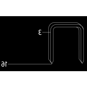 Trueliving_Fine Wire Staples (No.80) Outer Crown      :  12.80mm  Inner Crown      :   11.50mm  Wire Dimension :    0.60 x 0.90mm