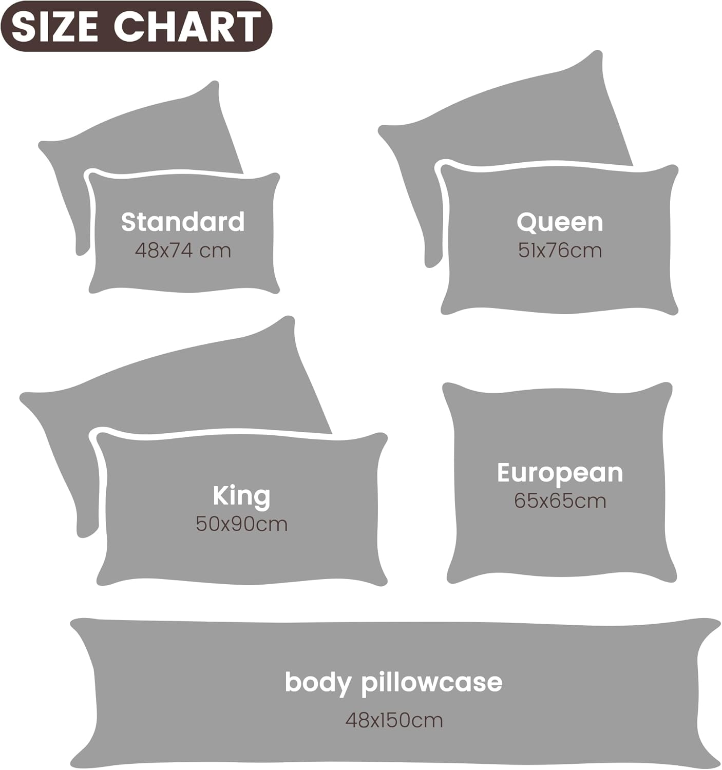 LINENCART Luxury Cotton Blend Pillowcases (Set of 2) - Queen 51x76cm, Envelope Closure Soft and Breathable Pillowcases Set- Burgundy