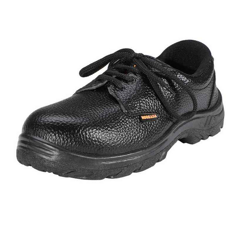 Trueliving_New Arrivals-Safety Products-Agarson Power Steel Toe Black Work Safety Shoes, Size: 8