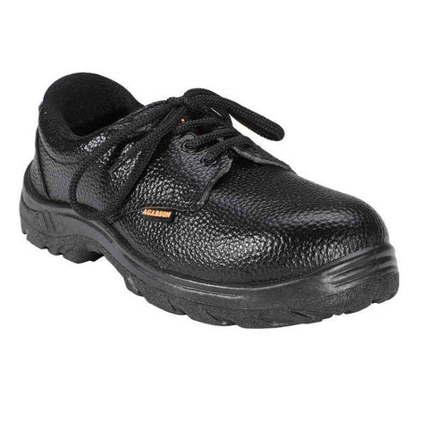 Trueliving_New Arrivals-Safety Products-Agarson Power Steel Toe Black Work Safety Shoes, Size: 8