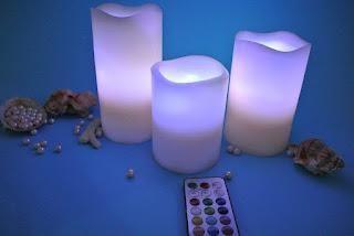 LED Pillar luma Candle Lamp Romantic Night
