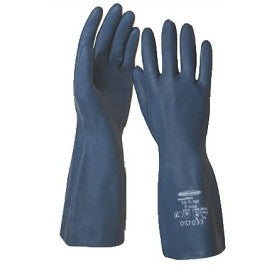 Trueliving_Unsupported Chloroprene (Neoprene) Flocklined Gloves Glove Size ---     7, 8, 9, 10 & 11