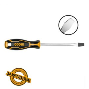 Truliving_Hand Tools & Hardware-Screwdriver & Screwdriver Set-Tools & Hardware-INGCO Slotted Screwdriver HS285100 | 5.5mm | 100mm