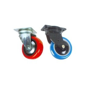 Trueliving_Poly Urethane Plastic Castors Wheels Load Capacity	40 Kgs to 800 Kgs Range	50 x 20 mm to 200 x 50 mm