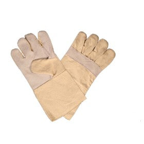 Trueliving_Leather Canvas Gloves Size   ---    10, 12, 14