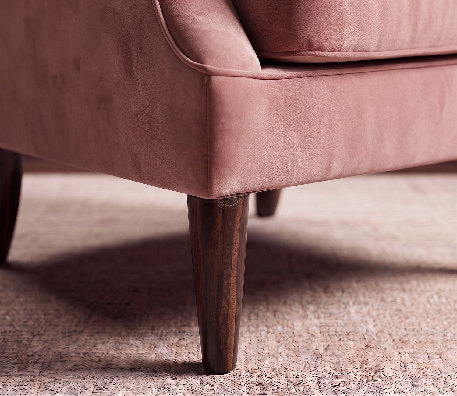 Adoree Lounge Chair (Salmon Pink)