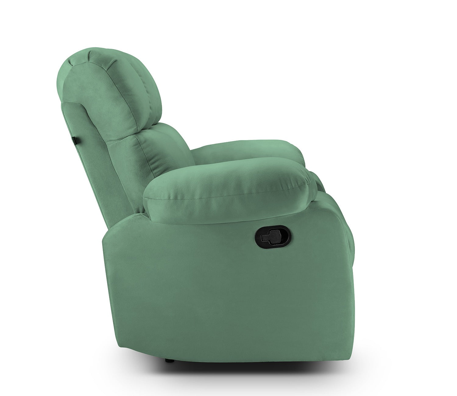 Valios 1 Seater Manual Fabric Recliner Chair (Green)