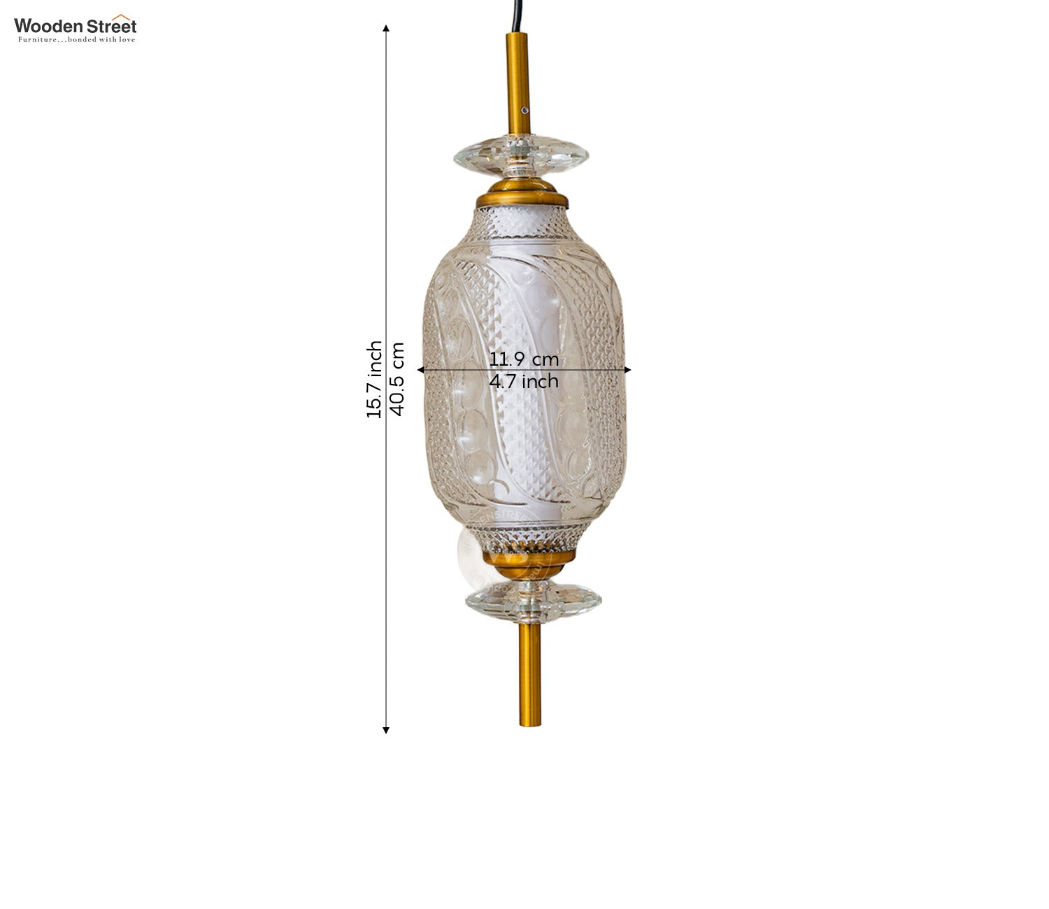Glacier Hanging Lights (Amber)