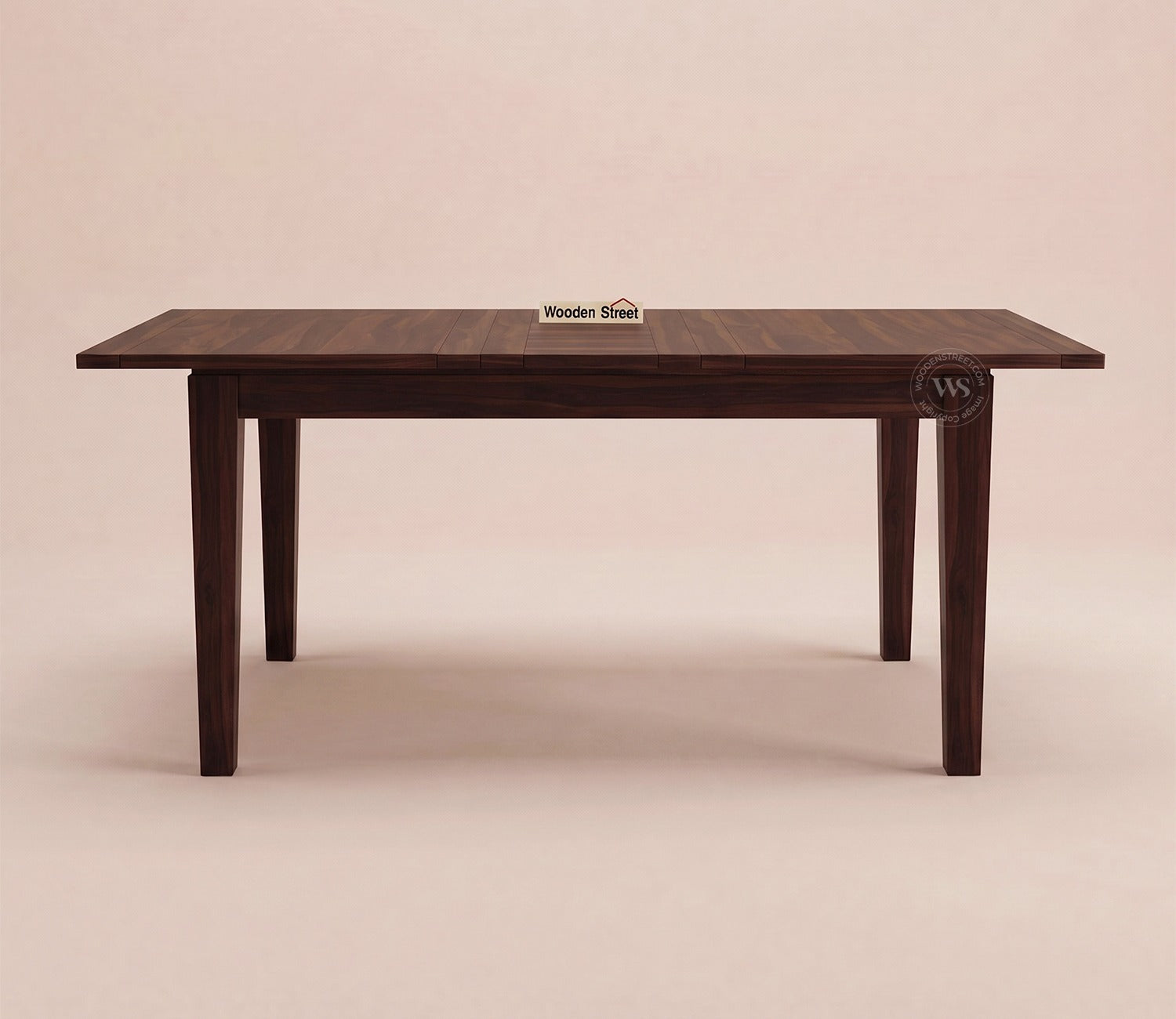 Tim Extendable 4 Seater Dining Table (Walnut Finish)