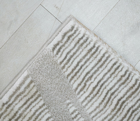 Floret Grey Carpet (7.5 x 5 Feet)