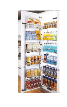 Trueliving_DIAMOND ARENA PANTRY (SOFT CLOSE FRAME) 6 Ft 3 Inch to 7 Ft Dark