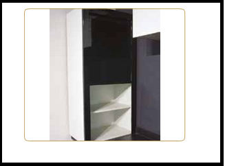 Truliving_ROLLING SHUTTER GLASS BLACK 600MM