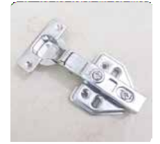 Trueliving_CLIP ON Silver HINGES 2D  (SOFT CLOSE) ECO*0 crank