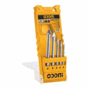 Trueliving_Drill Bits-Power Tools Accessories-Tools & Hardware-INGCO 5PCS Glass drill bits AKD7058, Packed by plastic box