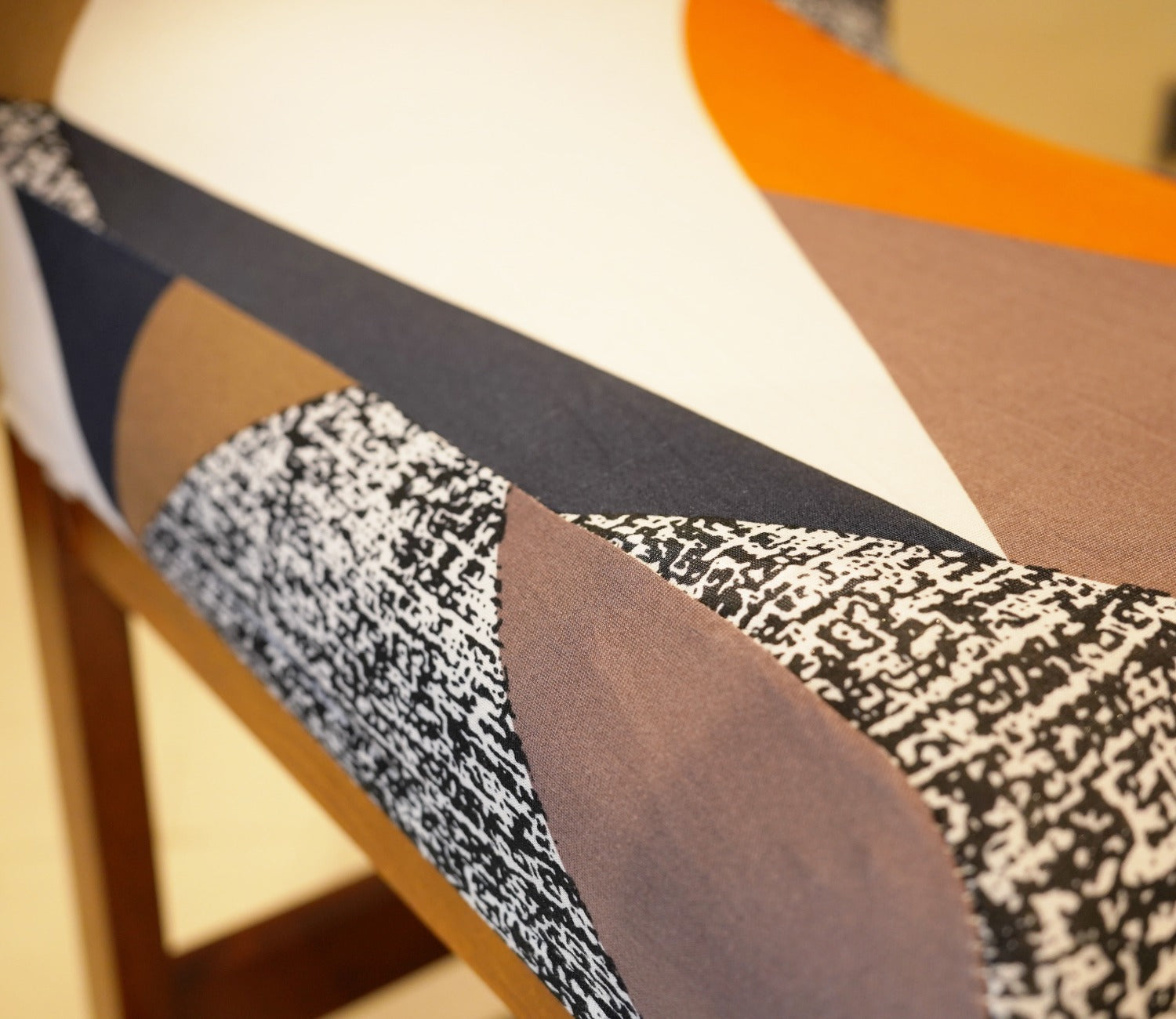 Cedric Modern Abstract Printed Polyester Spandex 1 Piece Chair Cover