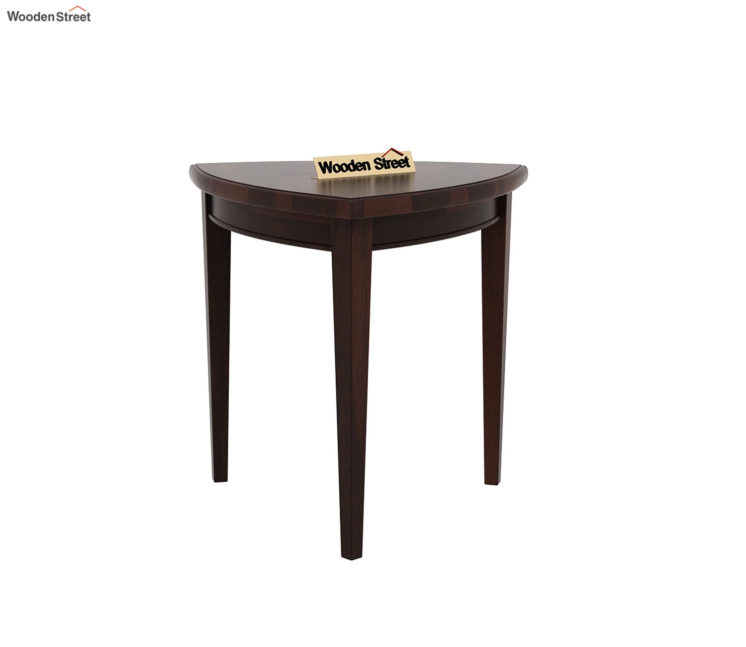 Mason Sheesham Wood Nest of Tables (Walnut Finish) - Set Of 3