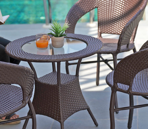 Milano 2 Seater Outdoor Set (Brown)