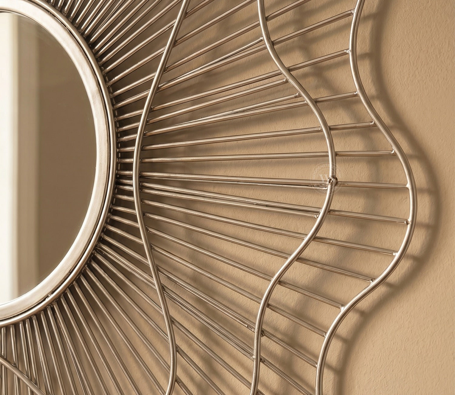 Nebula Metal Mirror with Frame