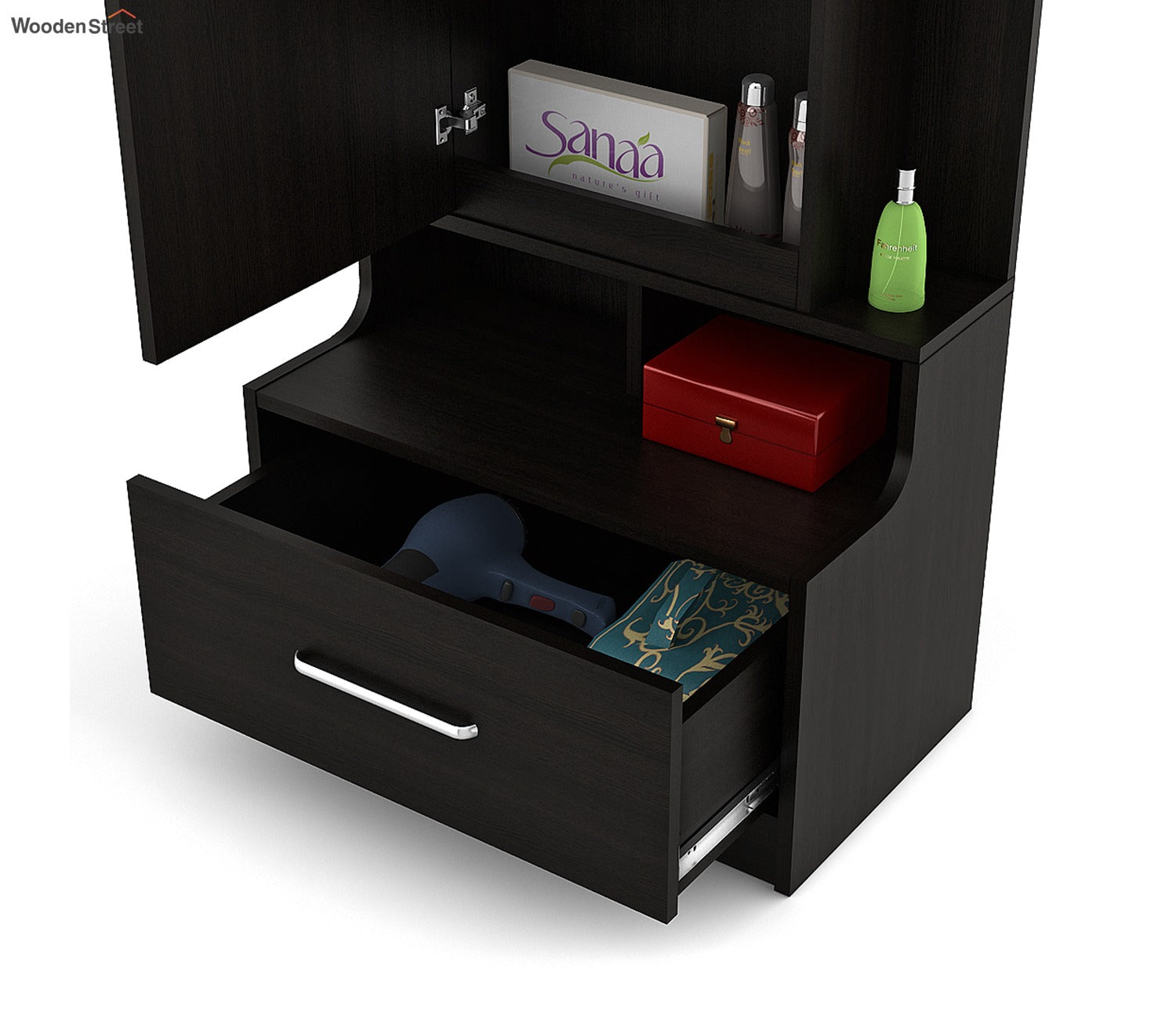 Kosmo Liwa Dressing Table in Flowery Wenge Finish