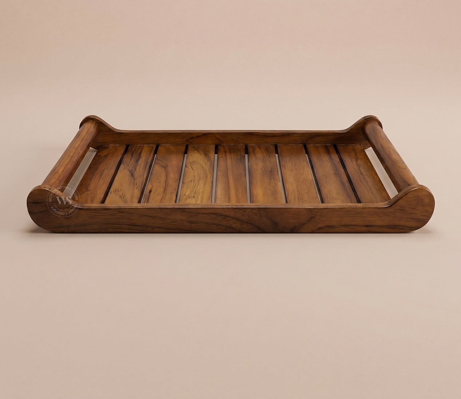 Cruiser Mango Wood Handcrafted Rectangular Serving Tray (Medium)